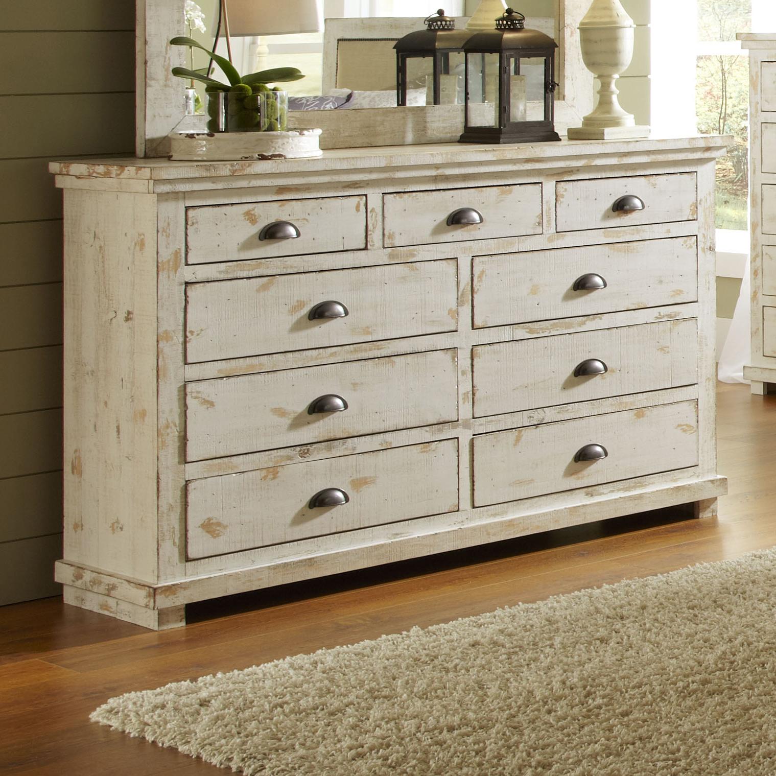 Progressive Furniture Willow 000000875558 Distressed Pine Drawer
